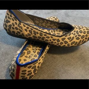 Rothy’s Leopard Print Flats size 8